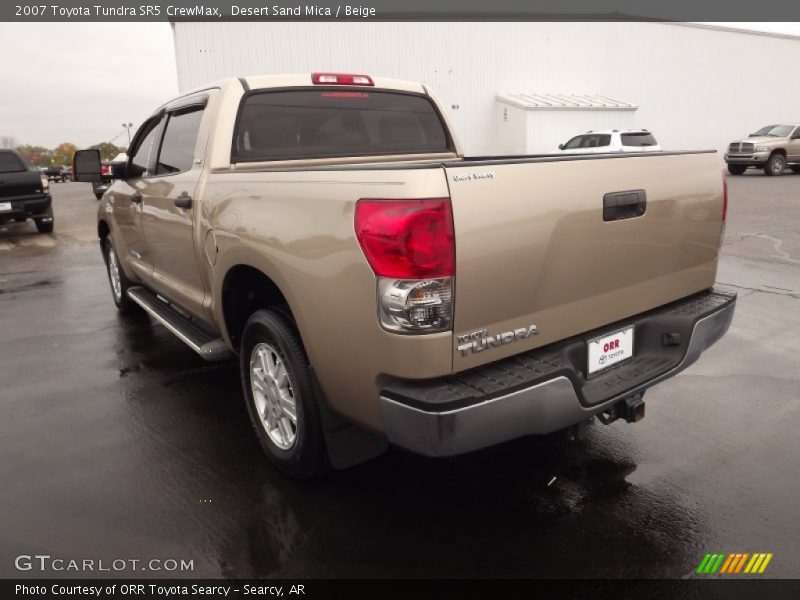 Desert Sand Mica / Beige 2007 Toyota Tundra SR5 CrewMax
