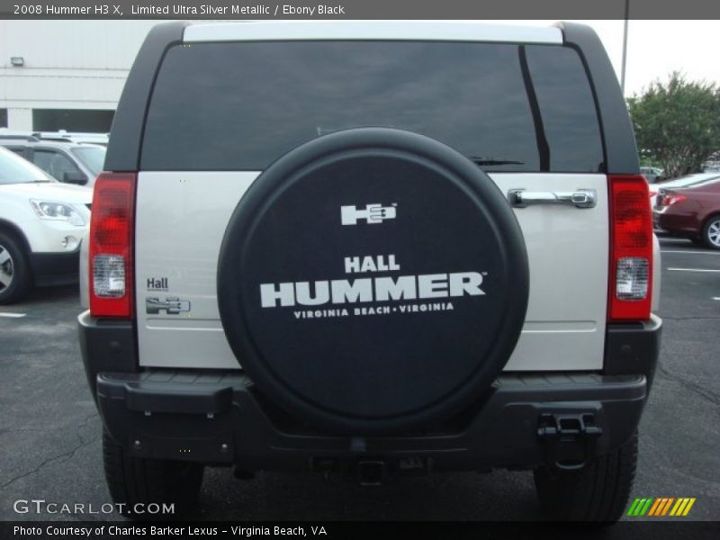 Limited Ultra Silver Metallic / Ebony Black 2008 Hummer H3 X