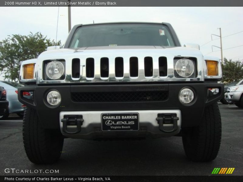 Limited Ultra Silver Metallic / Ebony Black 2008 Hummer H3 X