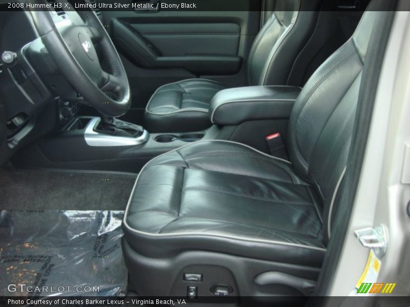 Limited Ultra Silver Metallic / Ebony Black 2008 Hummer H3 X