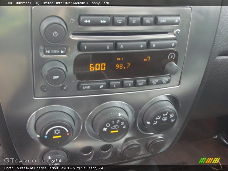 Limited Ultra Silver Metallic / Ebony Black 2008 Hummer H3 X