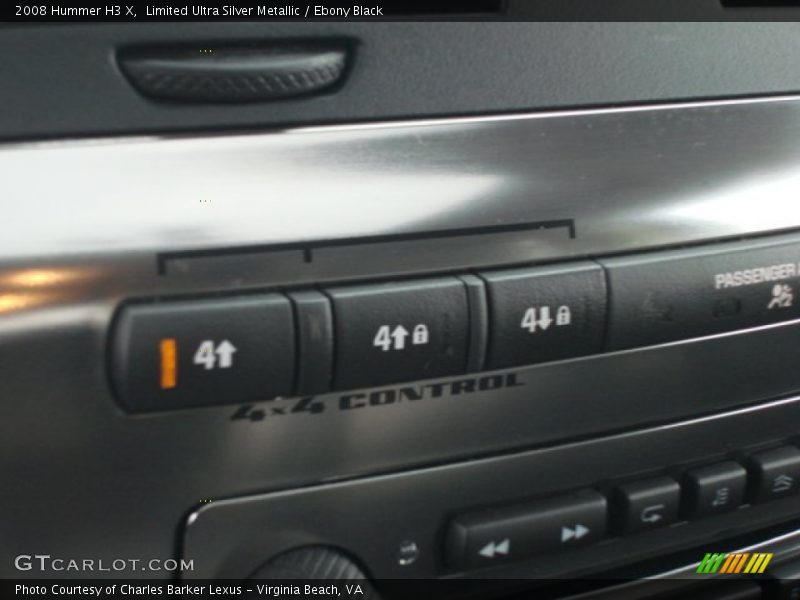 Limited Ultra Silver Metallic / Ebony Black 2008 Hummer H3 X