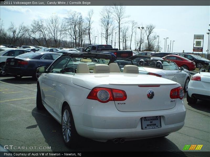 Candy White / Cornsilk Beige 2011 Volkswagen Eos Lux