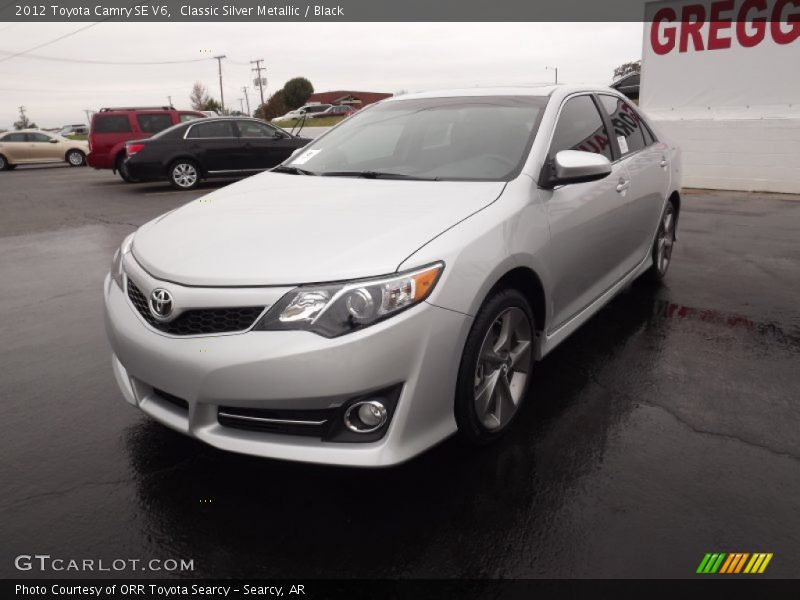 Classic Silver Metallic / Black 2012 Toyota Camry SE V6