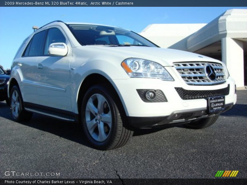 Arctic White / Cashmere 2009 Mercedes-Benz ML 320 BlueTec 4Matic