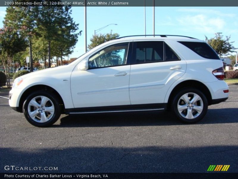 Arctic White / Cashmere 2009 Mercedes-Benz ML 320 BlueTec 4Matic