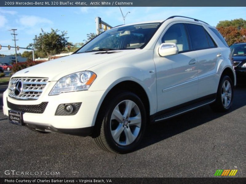 Arctic White / Cashmere 2009 Mercedes-Benz ML 320 BlueTec 4Matic