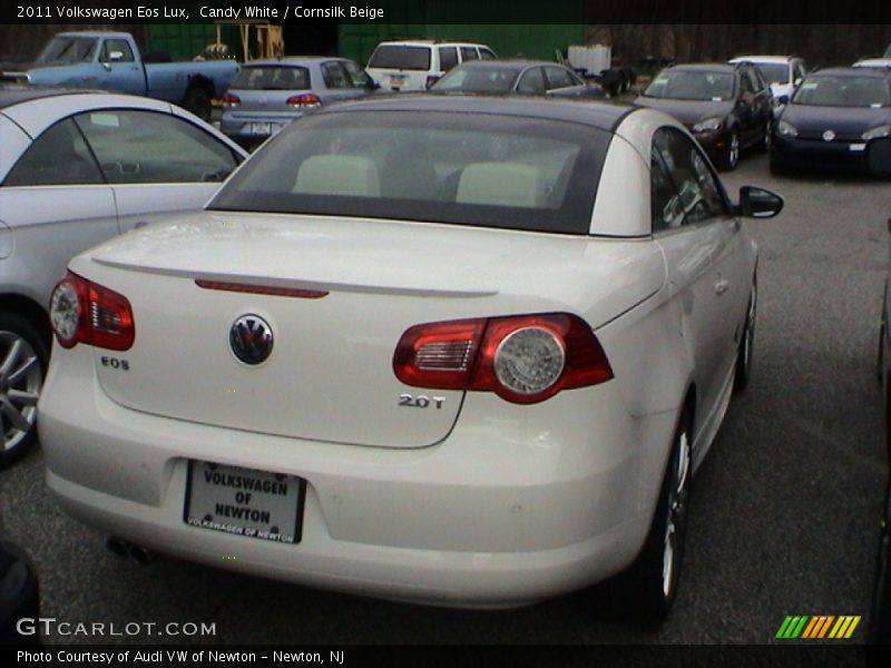 Candy White / Cornsilk Beige 2011 Volkswagen Eos Lux