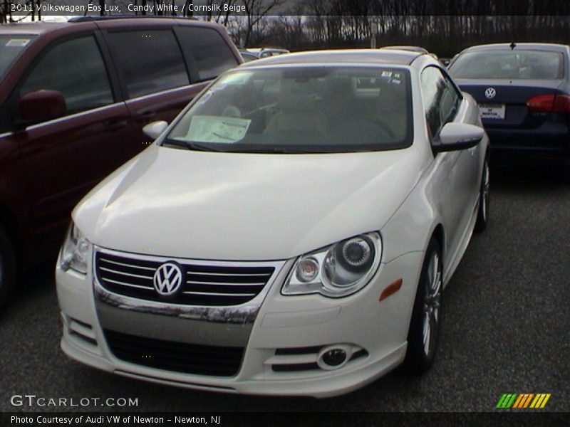 Candy White / Cornsilk Beige 2011 Volkswagen Eos Lux