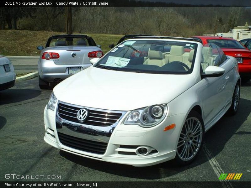 Candy White / Cornsilk Beige 2011 Volkswagen Eos Lux