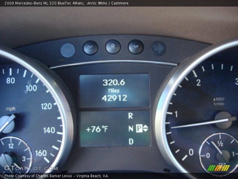 Arctic White / Cashmere 2009 Mercedes-Benz ML 320 BlueTec 4Matic