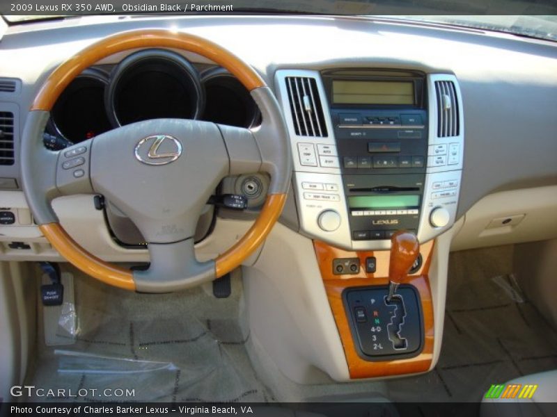 Obsidian Black / Parchment 2009 Lexus RX 350 AWD
