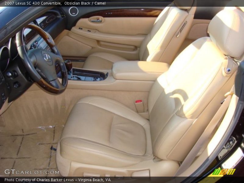 Obsidian Black / Camel 2007 Lexus SC 430 Convertible