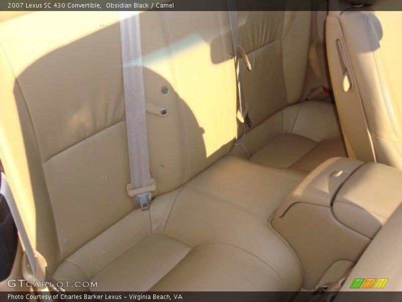 Obsidian Black / Camel 2007 Lexus SC 430 Convertible