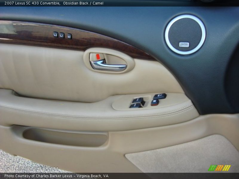 Obsidian Black / Camel 2007 Lexus SC 430 Convertible