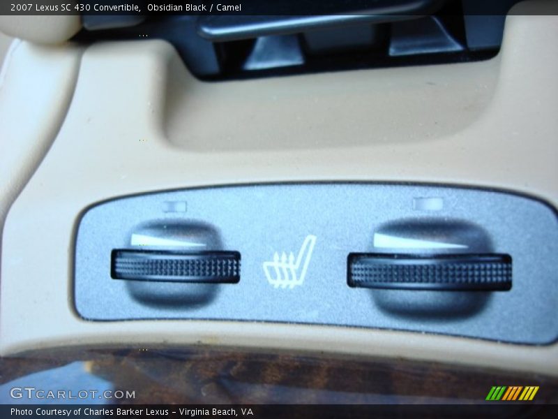 Obsidian Black / Camel 2007 Lexus SC 430 Convertible