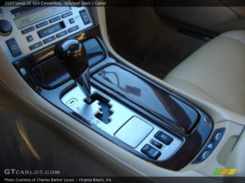 Obsidian Black / Camel 2007 Lexus SC 430 Convertible
