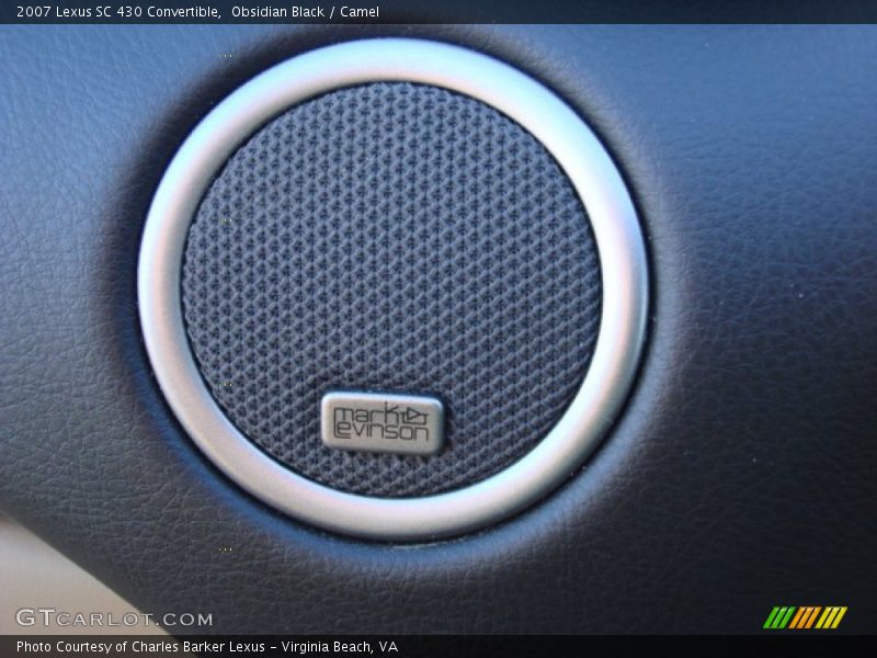 Obsidian Black / Camel 2007 Lexus SC 430 Convertible
