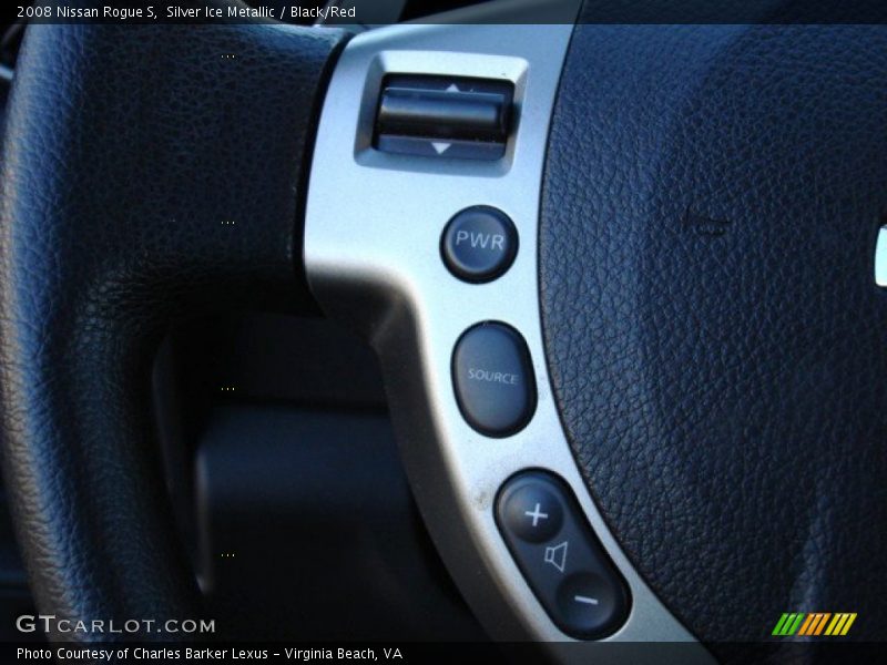 Silver Ice Metallic / Black/Red 2008 Nissan Rogue S