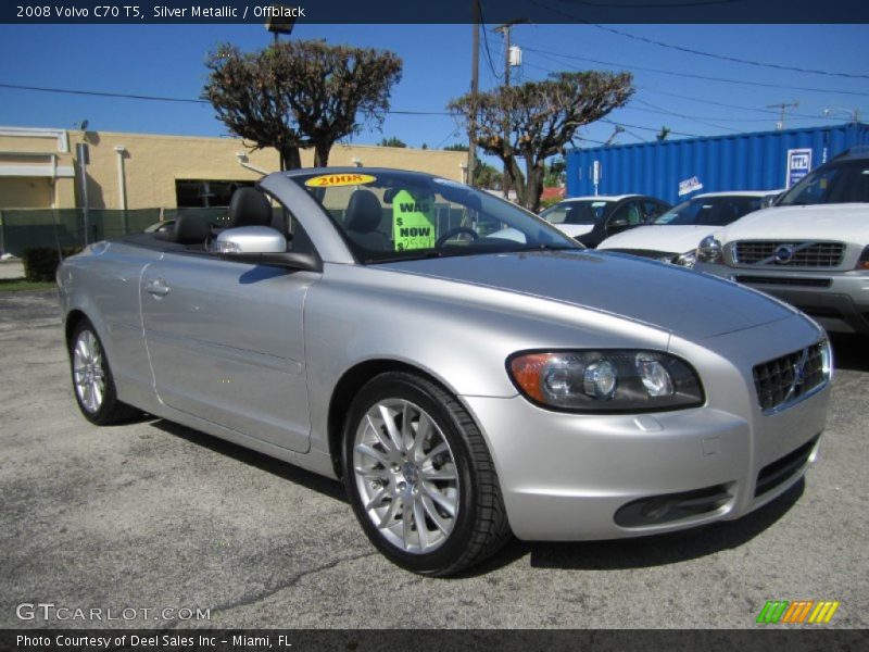 Silver Metallic / Offblack 2008 Volvo C70 T5