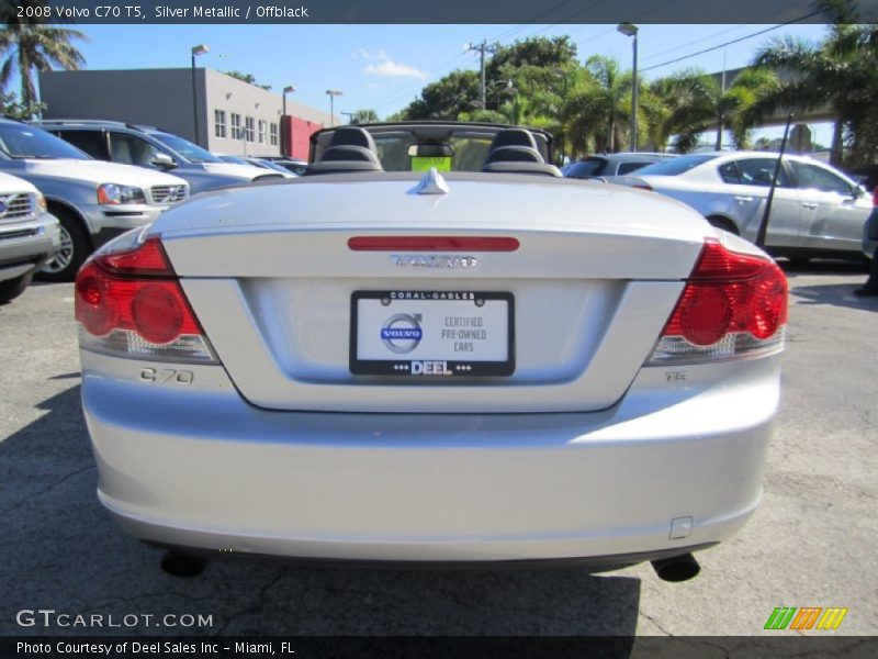 Silver Metallic / Offblack 2008 Volvo C70 T5