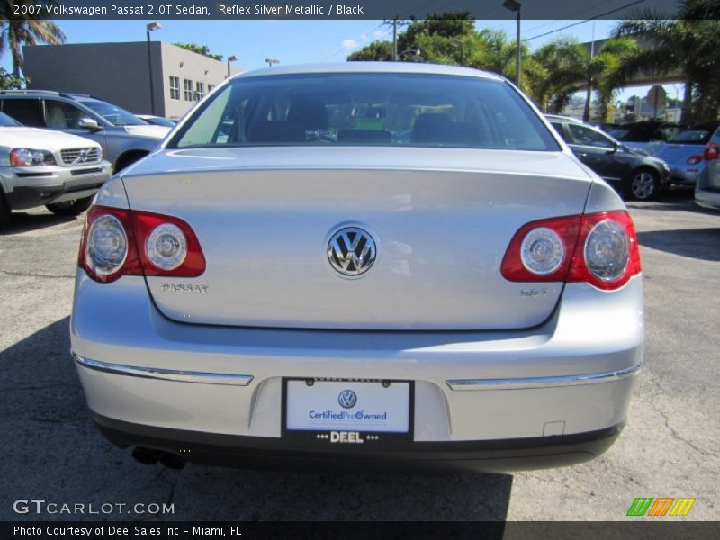 Reflex Silver Metallic / Black 2007 Volkswagen Passat 2.0T Sedan