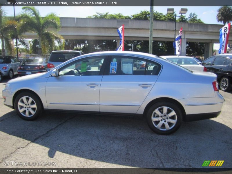 Reflex Silver Metallic / Black 2007 Volkswagen Passat 2.0T Sedan