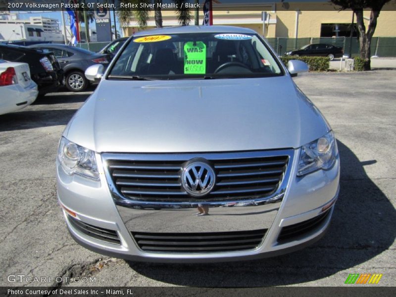 Reflex Silver Metallic / Black 2007 Volkswagen Passat 2.0T Sedan