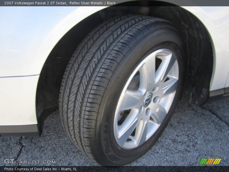 Reflex Silver Metallic / Black 2007 Volkswagen Passat 2.0T Sedan