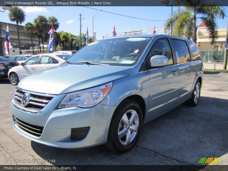 Antigua Blue Metallic / Aero Grey 2009 Volkswagen Routan SEL