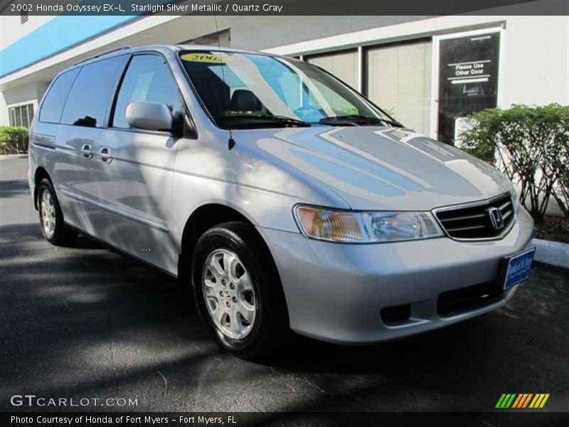 Starlight Silver Metallic / Quartz Gray 2002 Honda Odyssey EX-L