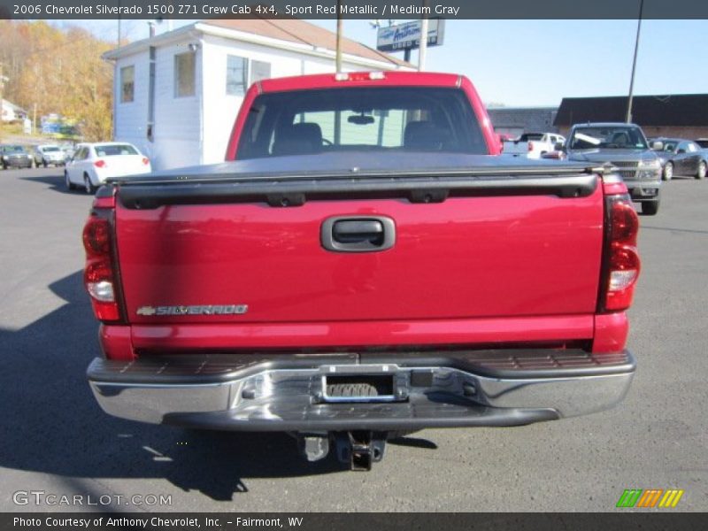 Sport Red Metallic / Medium Gray 2006 Chevrolet Silverado 1500 Z71 Crew Cab 4x4