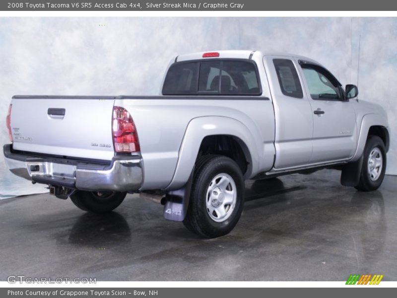 Silver Streak Mica / Graphite Gray 2008 Toyota Tacoma V6 SR5 Access Cab 4x4