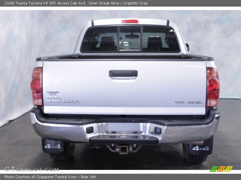Silver Streak Mica / Graphite Gray 2008 Toyota Tacoma V6 SR5 Access Cab 4x4