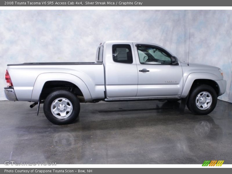Silver Streak Mica / Graphite Gray 2008 Toyota Tacoma V6 SR5 Access Cab 4x4