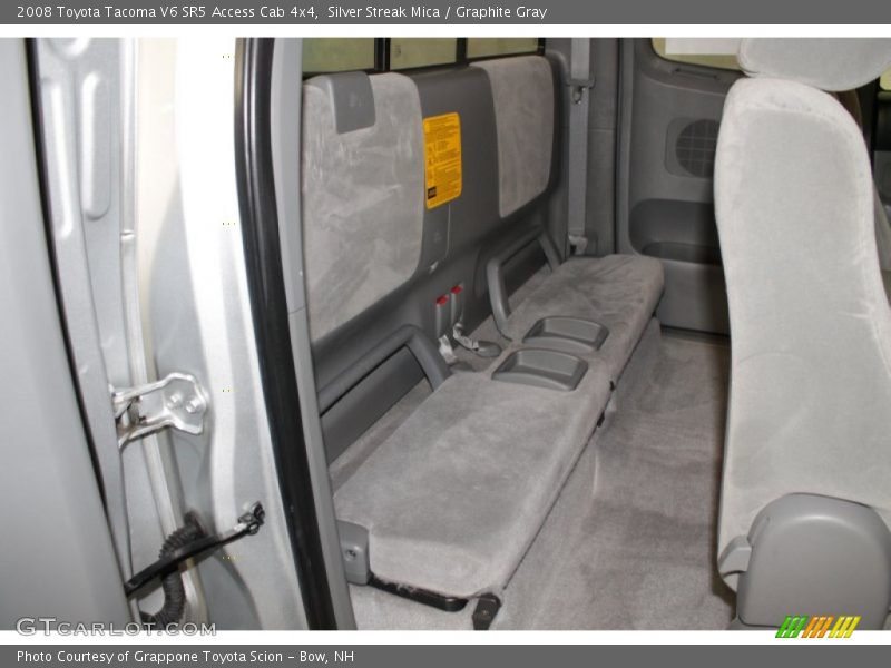Silver Streak Mica / Graphite Gray 2008 Toyota Tacoma V6 SR5 Access Cab 4x4