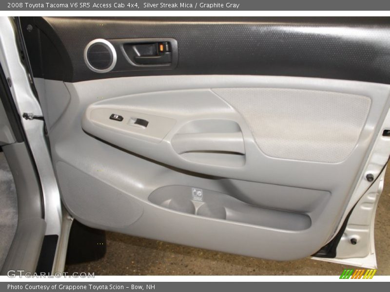 Silver Streak Mica / Graphite Gray 2008 Toyota Tacoma V6 SR5 Access Cab 4x4