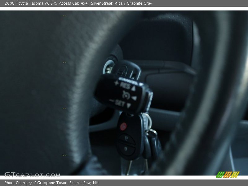 Silver Streak Mica / Graphite Gray 2008 Toyota Tacoma V6 SR5 Access Cab 4x4
