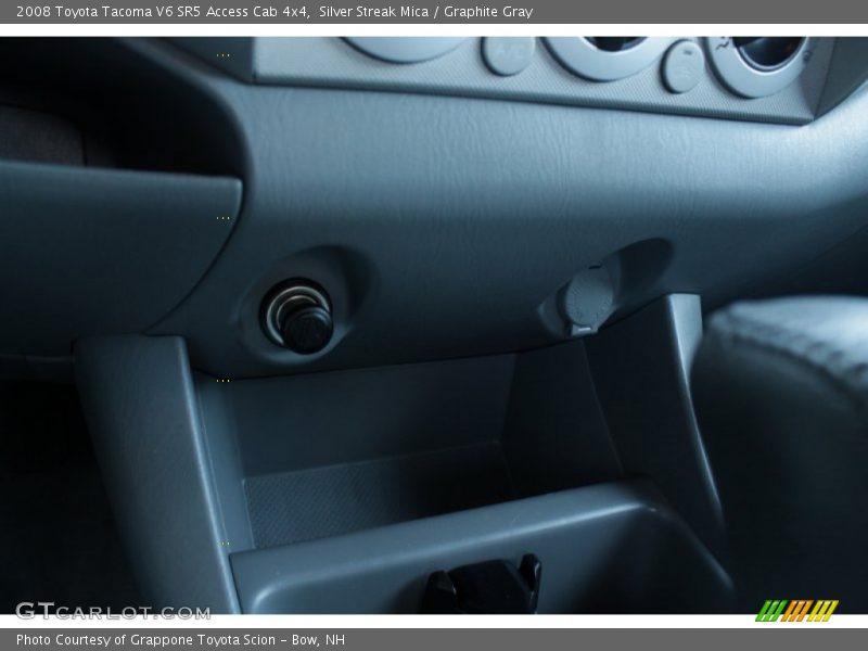 Silver Streak Mica / Graphite Gray 2008 Toyota Tacoma V6 SR5 Access Cab 4x4