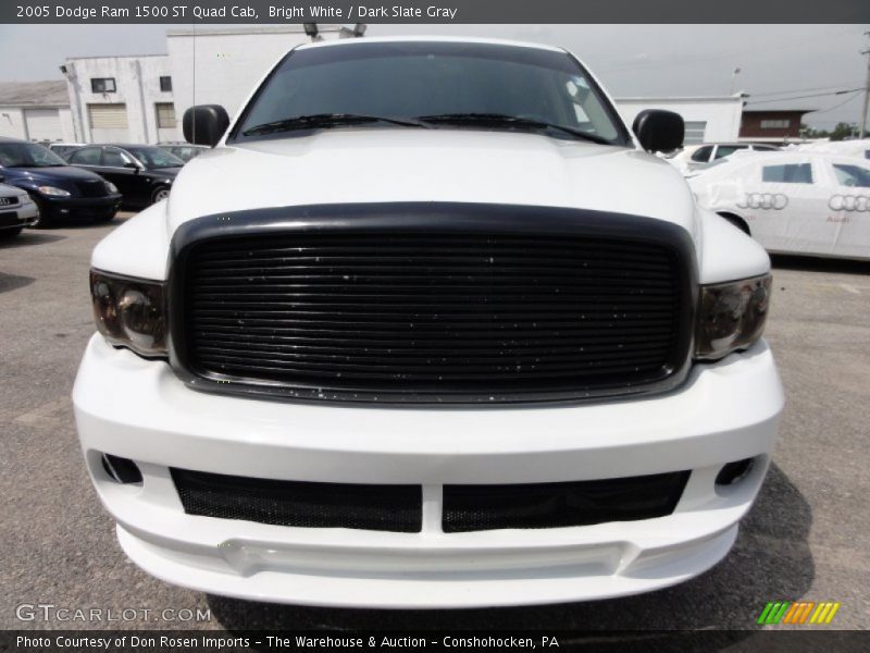 Bright White / Dark Slate Gray 2005 Dodge Ram 1500 ST Quad Cab