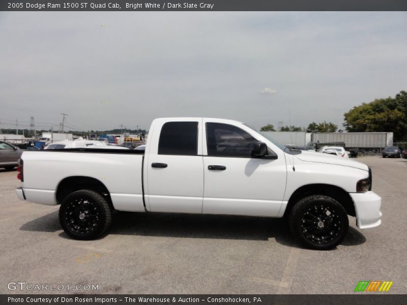 Bright White / Dark Slate Gray 2005 Dodge Ram 1500 ST Quad Cab