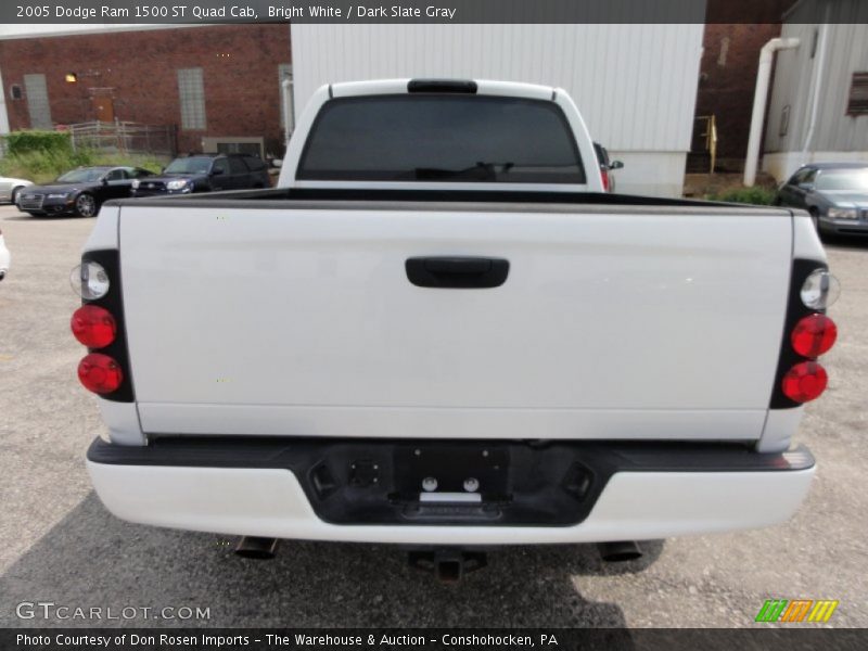 Bright White / Dark Slate Gray 2005 Dodge Ram 1500 ST Quad Cab