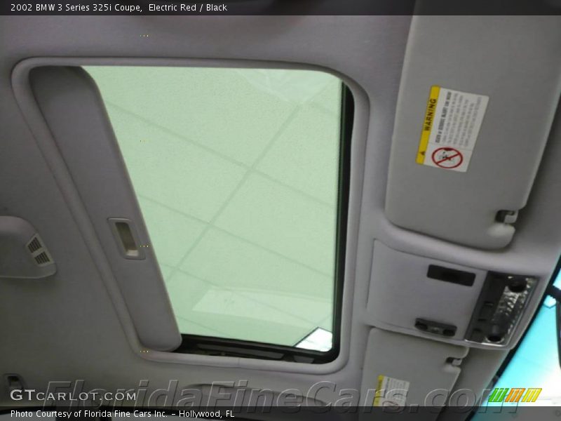 Electric Red / Black 2002 BMW 3 Series 325i Coupe