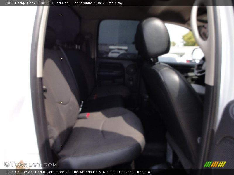 Bright White / Dark Slate Gray 2005 Dodge Ram 1500 ST Quad Cab