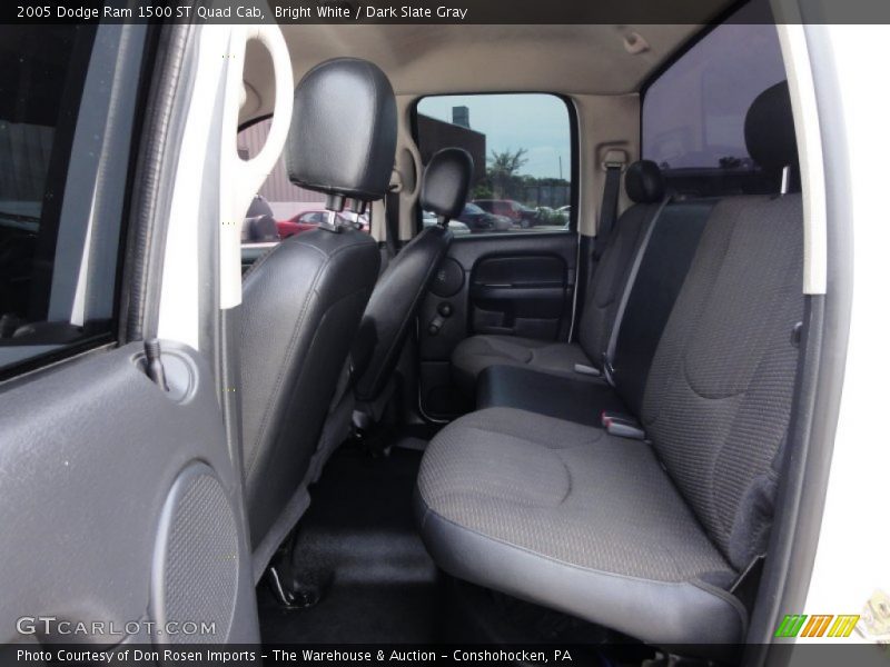 Bright White / Dark Slate Gray 2005 Dodge Ram 1500 ST Quad Cab