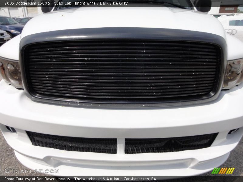 Bright White / Dark Slate Gray 2005 Dodge Ram 1500 ST Quad Cab