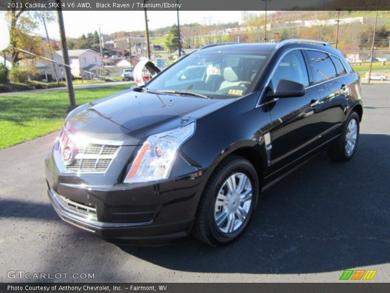 Black Raven / Titanium/Ebony 2011 Cadillac SRX 4 V6 AWD