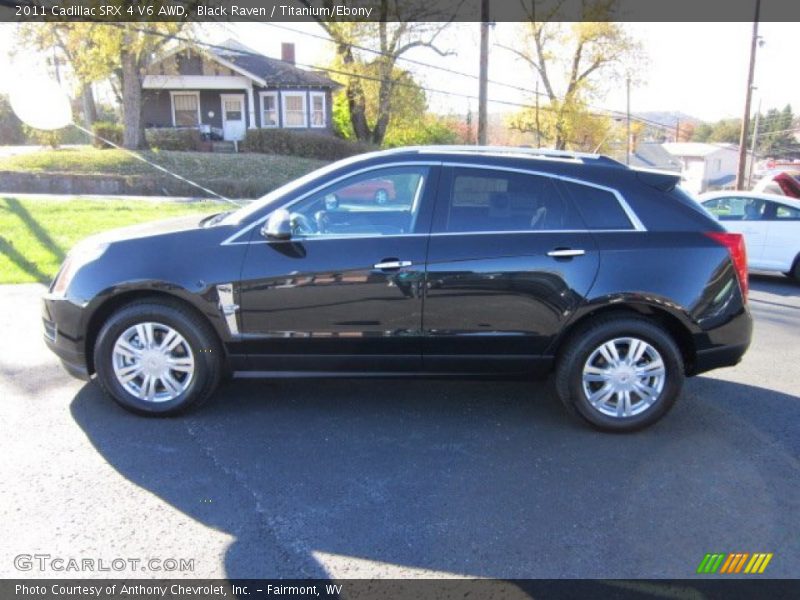 Black Raven / Titanium/Ebony 2011 Cadillac SRX 4 V6 AWD