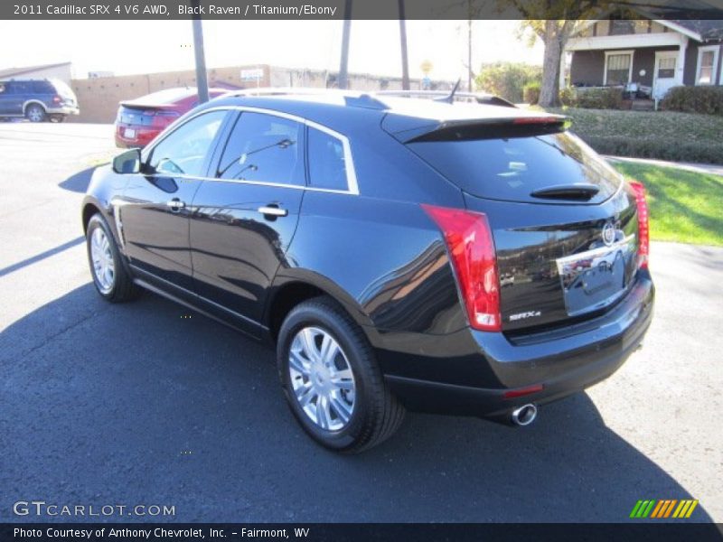 Black Raven / Titanium/Ebony 2011 Cadillac SRX 4 V6 AWD