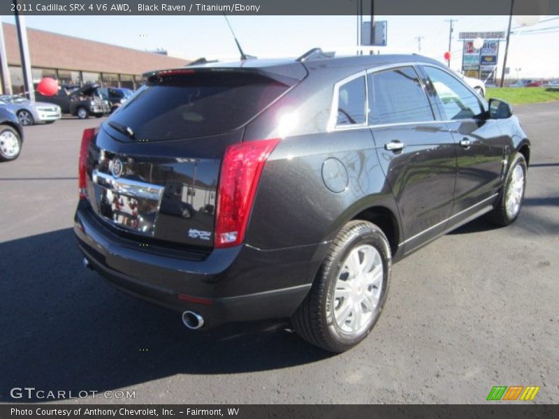 Black Raven / Titanium/Ebony 2011 Cadillac SRX 4 V6 AWD